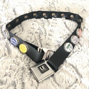 LE Little Earth Bottle Cap Belt  SZ S